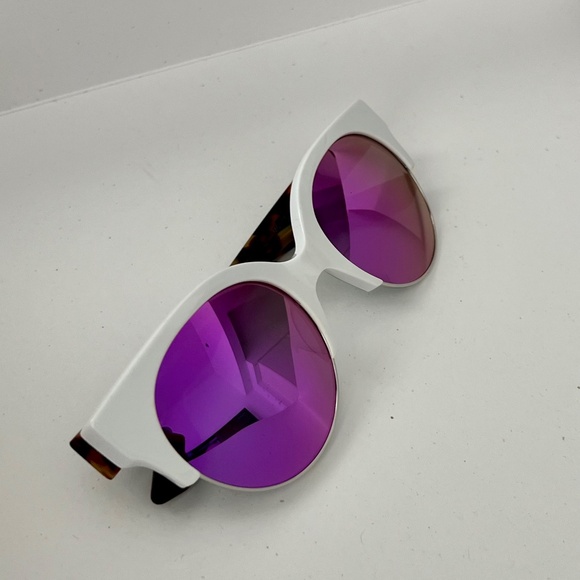 McQ by Alexander McQueen MQ0048SA White Avana Pink New Women\'s Sunglasses